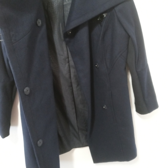 Sam Edelman Kit Asymmetrical Wool Blend Coat Size Small - Picture 6 of 14